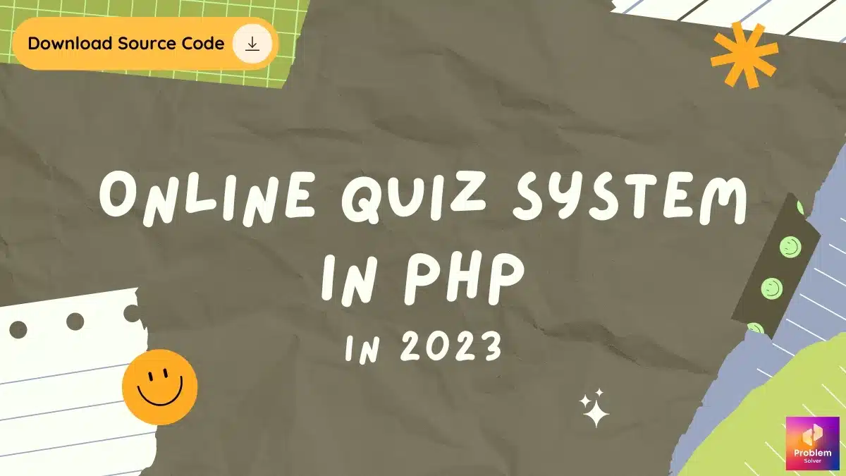 image of Online Quiz System in PHP